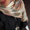 2025 nouvelle aquarelle florale satin modal hijab écharpe respirant doux longue mode foulards foulard paisley imprimer musulman hijabsl