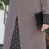abaya ensemble 2 pièces pour femmes musulmanes, vêtements de prière, robe de dubaï