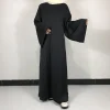 abaya nida plaine de base, 15 couleurs, avec ceinture gratuite, haute qualité, pour femmes musulmanes, robe simple modeste, vêtements islamiques du ramadan eid