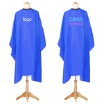 Tablier de coupe de cheveux en taffetas de Polyester Premium 1.4×1.65m, Cape pour adultes, Cape pour enfants, bavoir de Salon, usage domestique