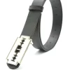 ceinture à boucle en métal argenté, accessoires de jupe en jean pour femmes, ceinture personnalisée à la mode et polyvalente, nouvelle collection