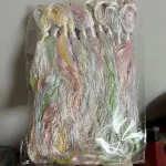 Fée de couleur Pure 50 couleurs ou 25 couleurs enveloppées de velours Floral broderie à la main fil de soie de couleur Pure