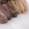 18 couleurs plaine doux beathable mince polyester hijabs femmes longue châle musulman écharpe turban bandeau dame abaya islamique 170*70cm