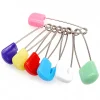 Épingles de sûreté 4/5.4cm, tête en plastique, broche de verrouillage de sécurité, aiguille pour tissu, couches pour bébé, accessoires de couture, marqueurs, 10/20 pièces