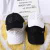 respirant réglable hip hop femmes filles coréennes maille chapeau dentelle fleur casquette de baseball visières casquette