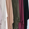 jersey coton khimar femmes musulmanes longue hijab écharpe eid djellaba ramadan islam vêtements prière vêtement burqa niqab abaya robe nouveau