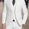 nouveau costume beige hommes d'affaires tuxedos formel 3/2/1 pièces robe simple boutonnage marié marié bal de mariage fête