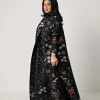 kaf dubaï abaya luxe manteau de soirée femmes robe formelle eid abaya ramadan 2025 femme plissé cardigan à manches longues trench manteaux
