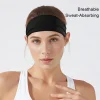 bandeau de sport pour le yoga et la course – large bande élastique d'absorption de la sueur, bandeau de fitness unisexe