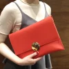 pochette en cuir pu pour femme, design de marque, sac à main femme, enveloppe élégante, initié