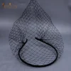 jm19 voile de mariée cage à oiseaux fard à joues voile court russe tulle cage voile visage voiles fascinateur accessoires de mariage pour la mariée