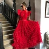 aileen rouge élégant luxe robes de soirée pour occasions spéciales multicouche personnalisé a ligne femmes robe de soirée femme fête