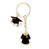 cérémonie de remise de diplôme robe académique casquette de baccalauréat porte clés pour femmes hommes porte clés accessoires étudiants cadeau