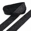 ruban de dentelle en tissu noir à paillettes, garnitures florales décoratives brodées pour fournitures faites à la main, vêtements, coiffure, couture, 1 mètre