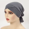 coton front croix casquette intérieure cravate dos musulman sous écharpe casquette jersey sous hijab bonnet femme musulman turbante mujer bandeau