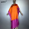 winyi vacances robe de soirée abaya dubaï luxe femme caftan ample femme musulmane vêtements longue vers le bas robes africaines pour femme