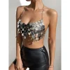 chaîne licou bikinis soutiens gorge glands camisole haut court discothèque fête corps bijoux pour les