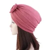 femmes musulmanes turban chapeau gros arcs islamique intérieur hijab casquette torsadé bandeau foulards inde chapeau femme musulman turbante