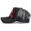 nouveaux casquettes de sport hip hop chapeaux de baseball brodés nouveau pare soleil unisexe bloc de couleur respirant mode maille casquettes de camionneur polyvalentes
