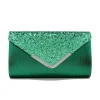 pochette enveloppe brillante, élégante et à la mode, sac à main de fête de mariage pour femmes, sac de dîner