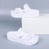 sandales plates chaussures de créateur sandales d'été pour femmes chaussures pour femmes élégantes pantoufles diapositives semelle épaisse ampoules réglables eva plage