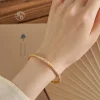 bracelet en argent pur s999 pour femmes, avec gravure sur or, gourde en émail, fleur de prunier porte bonheur, soulagement, haute bijoux, cadeau