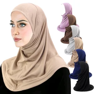 2 pièces/lot musulman Modal Hijab rayonne coton châles pour femmes islamique Turban bandeau très doux musulman foulards