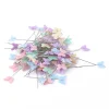 Épingles de patchwork à tête de bouton de fleur, 100 pièces, outil de quilting, accessoires de couture, épingles de patchwork, aiguilles artisanales
