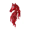 broches de tête de cheval en strass pour femmes, broches d'animaux de luxe polyvalentes, accessoires de fête décontractés pour amis, bijoux à la mode, cadeaux