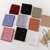mode hijab pour femmes écharpe avec pain nouvelle bulle en mousseline de soie à la main collant fleur bateau ancre longue serviette gaze foulard musulman