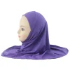 filles instantané hijab écharpe musulman bonnet hijabs tête enveloppement turban pour 7 12 ans enfants ramadan islam foulard turban amira châles