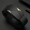 ceinture élégante en cuir pu pour hommes – ceintures à la mode pour la vie quotidienne, les loisirs, les fêtes, le festival, le travail et les affaires, boucle automatique