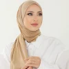 Luxe respirant Jersey Hijab doux solide écharpe Musulman Foulard Femme islamique Long châle enveloppes femmes Turban Foulard