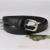 1pc ceinture femme mode simple polyvalent ceinture authentique haute qualité tendance ceinture souple associé à des pantalons occidentaux jean dame ceinture