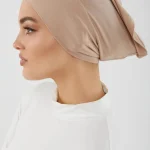 Casquette Hijab intérieure en Modal doux, Turban extensible musulman, sous-écharpe islamique, Bonnet, bandeau féminin, casquette Tube