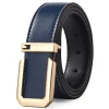 ceinture décontractée à la mode de 3,3 cm avec boucle lisse argentée, ceinture de styliste pour hommes de haute qualité, coupe unisexe, parfaite pour les vêtements de travail en jean