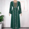 2025 abayas pour femmes dubaï luxe africain musulman robe de mode caftan marocain robes de soirée boubou robe djellaba femme