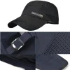 casquettes de sport chapeau de soleil d'été pour hommes et femmes chapeau de baseball de pêche protection uv casquette respirante en maille légère à séchage rapide en plein air