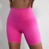 Leggings courts de Sport pour femmes, couleur unie, Yoga, soutien de Compression, sueur-vagin, entraînement complet, jogging, cyclisme, poche interne