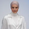 chapeau turban musulman en coton doux pour femme, casquettes hijab intérieures, sous écharpe islamique, bonnet indien, enveloppement de sauna, nouveau