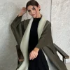abayas pour femmes miyake plissé nouvelle haute qualité femmes robe cardigan ample allongé cravate conception de luxe abaya 2025 été nouveau