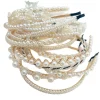 bandeau en perles pour femmes, ultra fantastique, style français, romantique, nouvelle tendance, nettoyage du visage, épingle à cheveux à couronne haute, hai haute densité