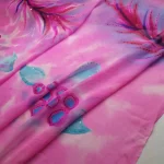 Tissu Georgette en soie avec paillettes, 100% Soie, tissu scintillant pour robe Saree, écharpe Hijab Toub, matériel de couture pour bricolage