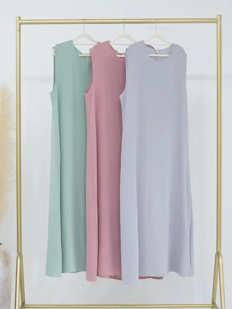 ramadan noir blanc dubaï vêtements de prière femmes turquie islam musulman modeste jersey sous abaya robe kebaya robe femme musulmane