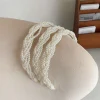bandeau de perles élégant pour femmes, accessoires de cheveux, bandeaux à la mode pour filles, ornement de bandeau, couvre chef de mariée, cadeaux