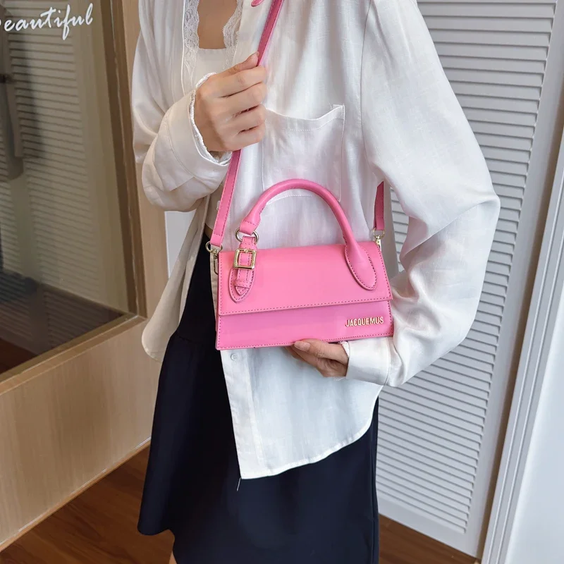 Sac à bandoulière classique pour femmes, Design en cuir, populaire et élégant, marque de luxe, célèbre styliste, Style messager pratique