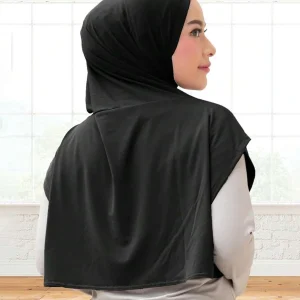 Faux col à capuche pour femmes musulmanes, Sport, Hijab, Jersey, foulard, Turban, enveloppe instantanée, haut court, faux col Faux col à capuche pour femmes musulmanes, Sport, Hijab, Jersey, foulard, Turban, enveloppe instantanée, haut court, faux col