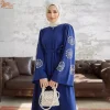 abaya de luxe avec perles pour femmes musulmanes, caftan islamique, vêtements de prière modestes, ramadan, eid, dubaï