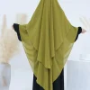 mousseline de soie niqab foulard khimar abaya damen arabie saoudite turquie islam musulman hijab robe vêtements de prière abayas pour les femmes kebaya
