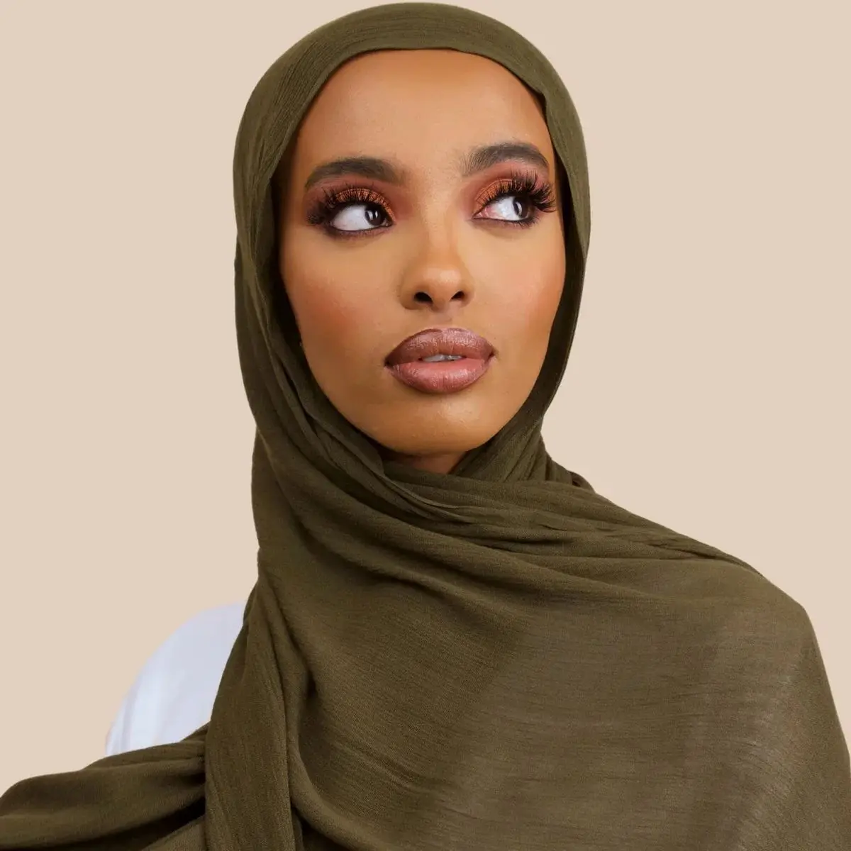 nouveauté froissé rayonne hijab femmes musulman écharpe châles solide foulard enveloppes grande taille plaine islamique turban bandeaux foulard